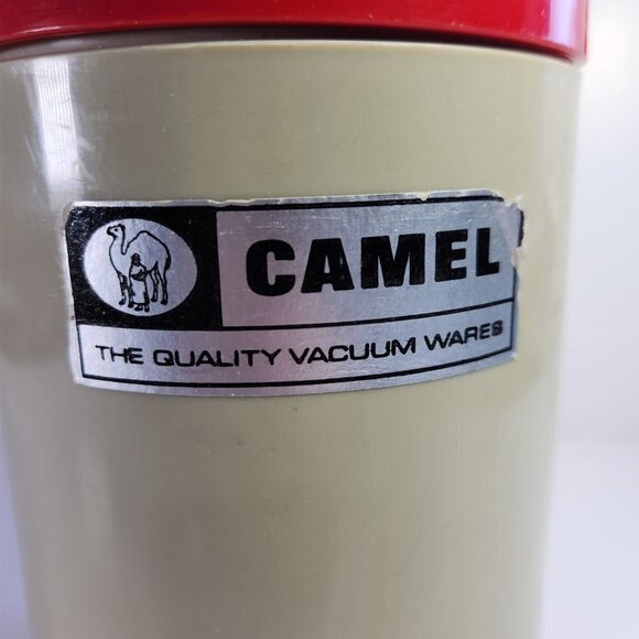 Thermos Vintage Camel Vacuum Screw Top Glass Vacuum Filler Quality Vacuum - Picture 4 of 12